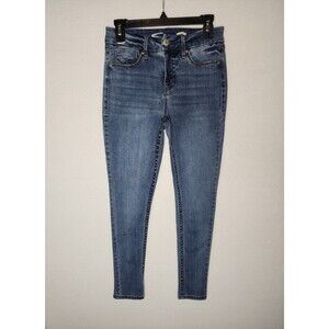 Seven7 Tummyless High Rise Skinny Jeans Light Wash Womens Size 4